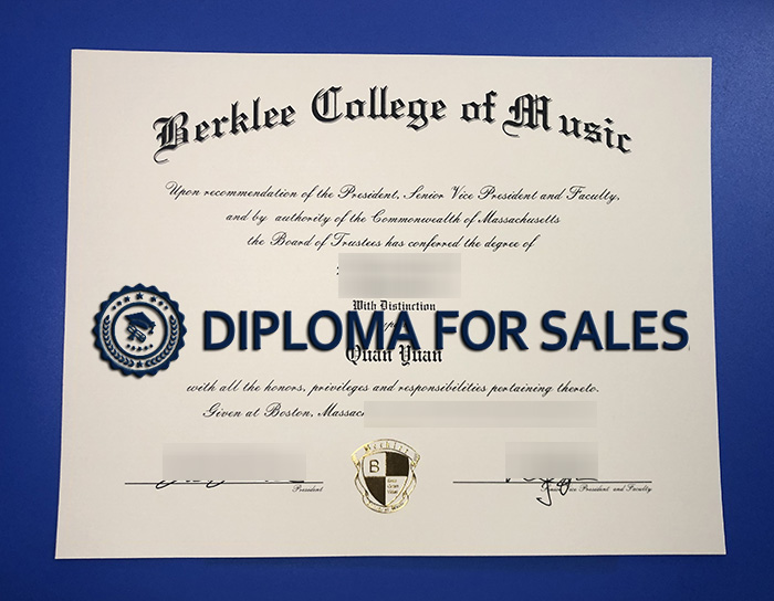 Berklee College of Music Diploma