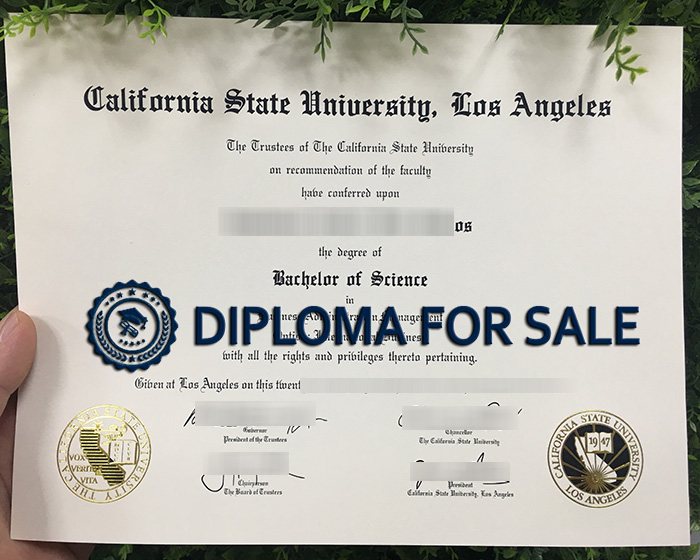 Cal State LA Diploma Cal State LA Diploma