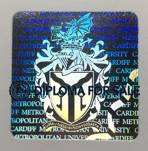 Cardiff Metropolitan University Degree seal