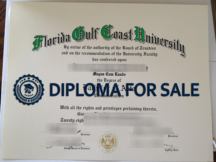 FGCU Diploma FGCU Diploma