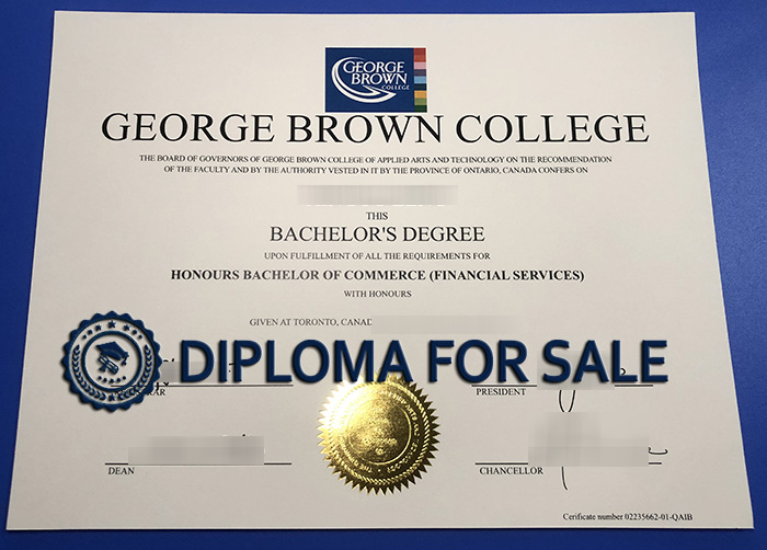 George Brown College Diploma George Brown College Diploma