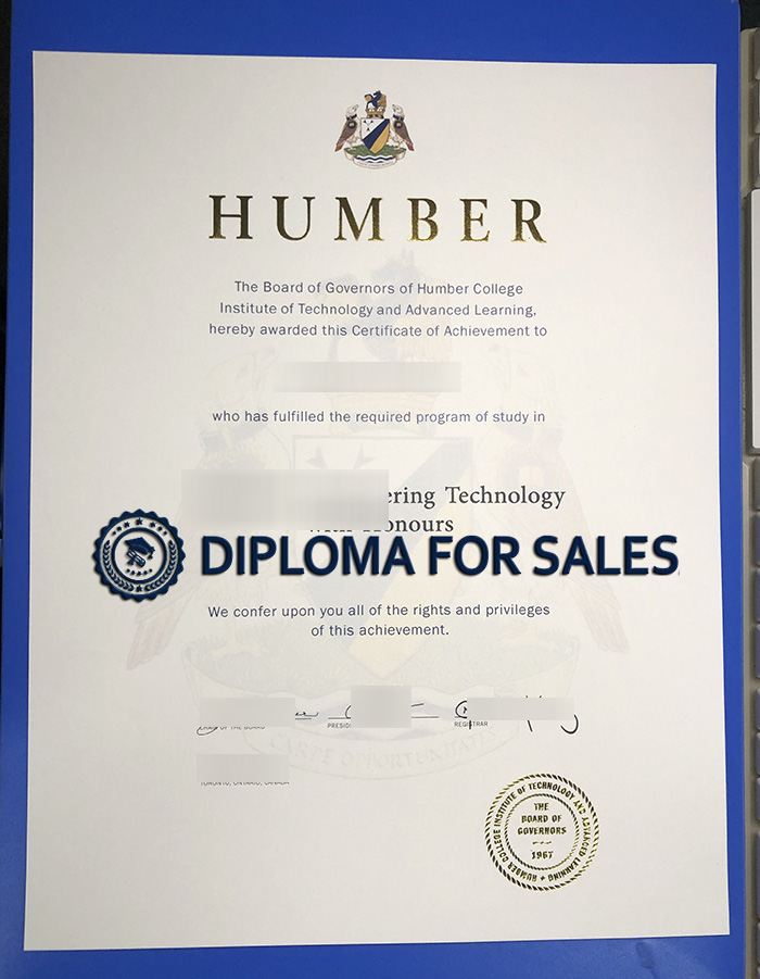 Humber College Diploma Humber College Diploma