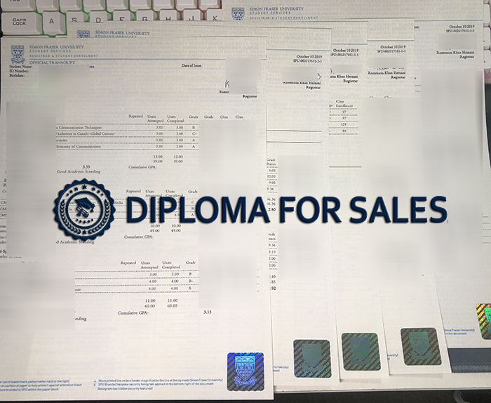 SFU Transcript SFU Transcript