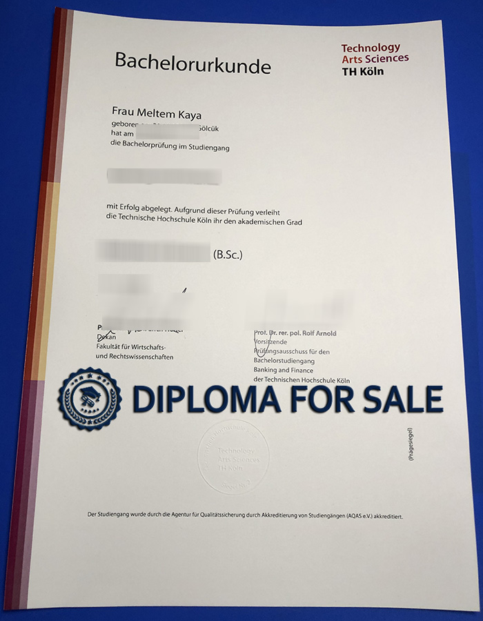 TH Köln Urkunde TH Köln Urkunde