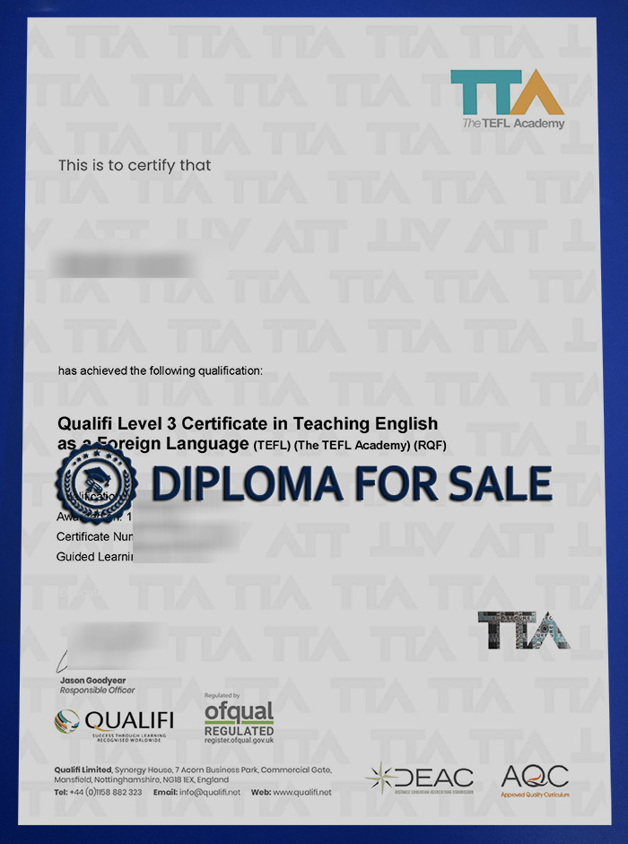 The TEFL Academy Certificate The TEFL Academy Certificate
