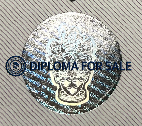 University of Manchester Degree seal