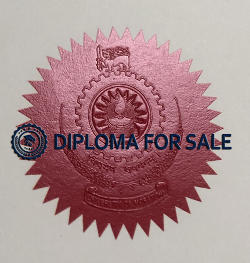 University of Moratuwa Diploma seal