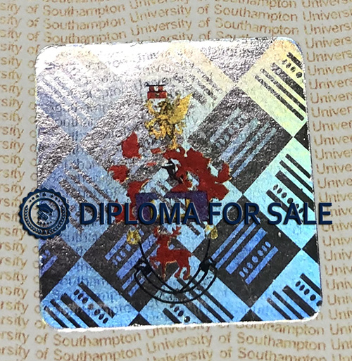 University of Southampton Diploma seal