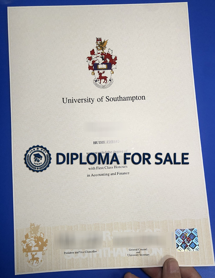 University of Southampton Diploma University of Southampton Diploma