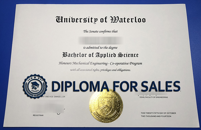 University of Waterloo Diploma University of Waterloo Diploma