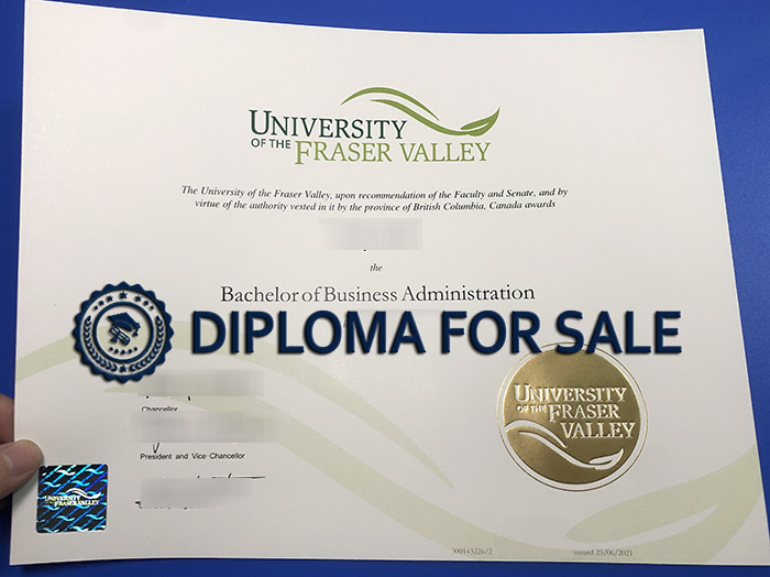 UFV Diploma UFV Diploma