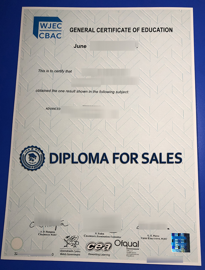 WJEC Certificate