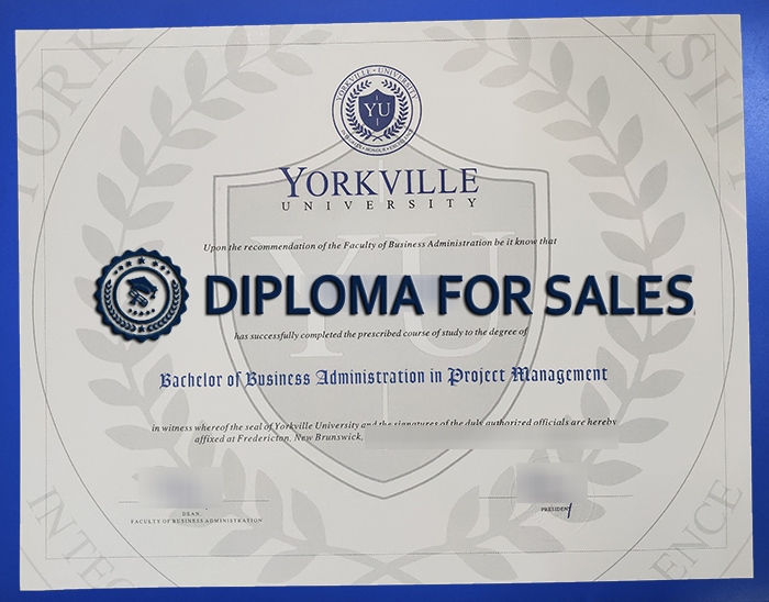 Yorkville University Diploma Yorkville University Diploma