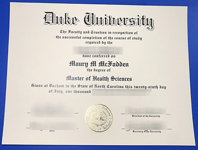 Duke University Diploma
