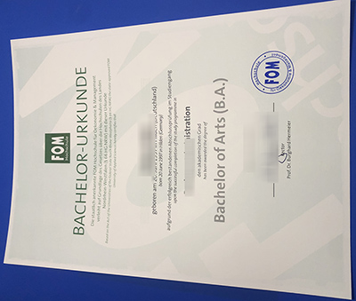 FOM Hochschule Urkunde