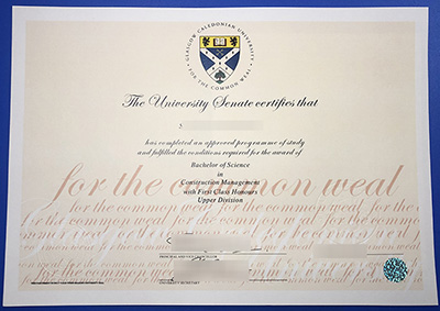 Glasgow Caledonian University Degree