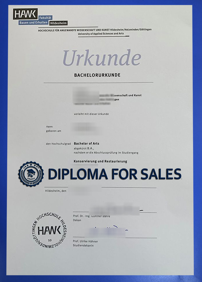 HAWK Urkunde HAWK Urkunde