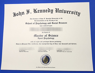 John F. Kennedy University Diploma