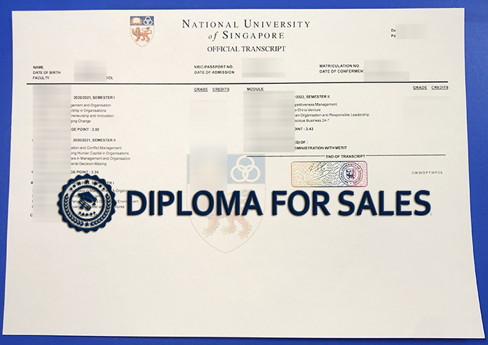 NUS Transcript NUS Transcript