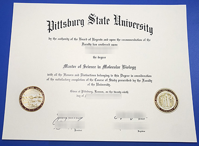 Pittsburg State University Diploma