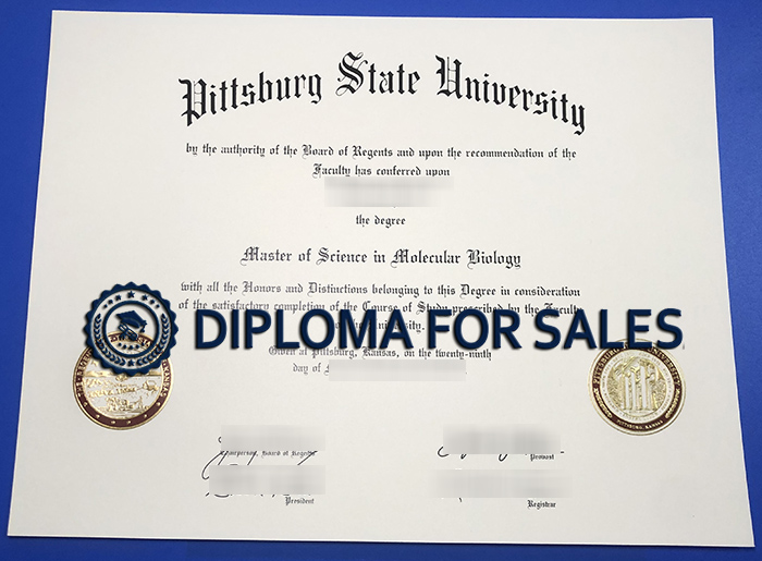 Pittsburg State University Diploma Pittsburg State University Diploma