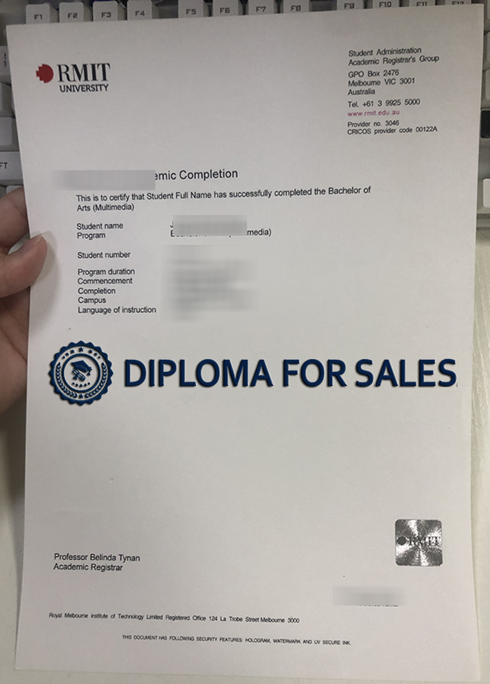 RMIT University Transcript RMIT University Transcript