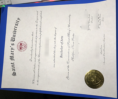 Saint Mary's University Diploma