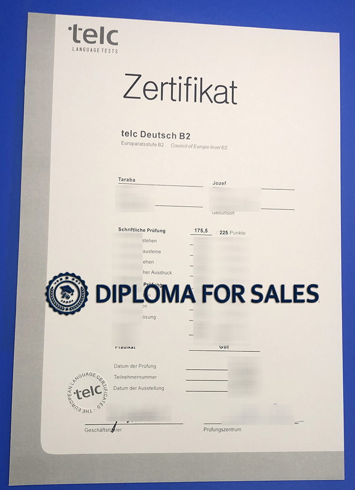 TELC Certificate TELC Certificate