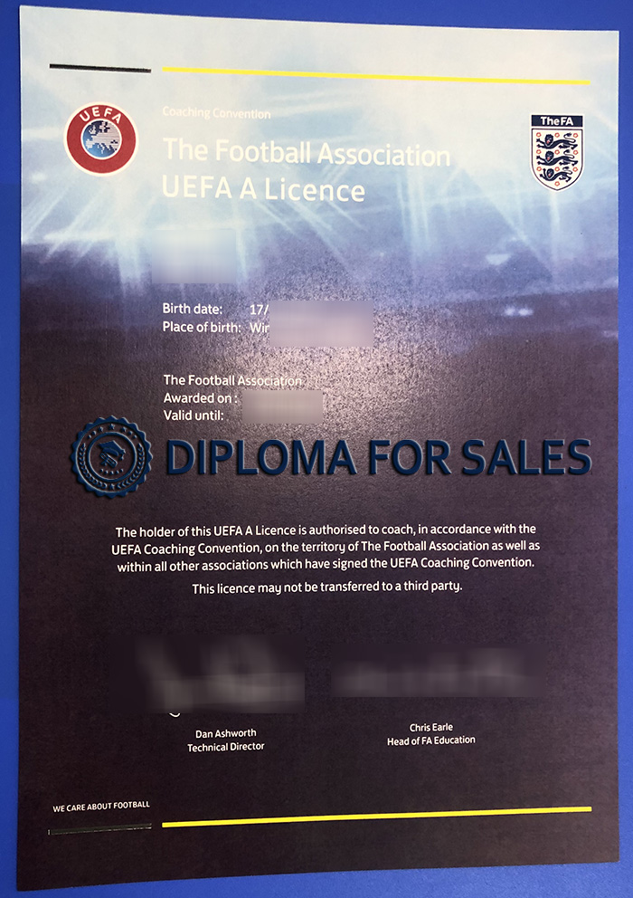 UEFA coaching licences Certificate UEFA coaching licences Certificate