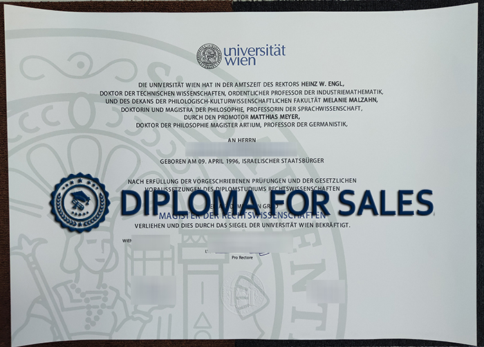 Universität Wien Diploma Universität Wien Diploma