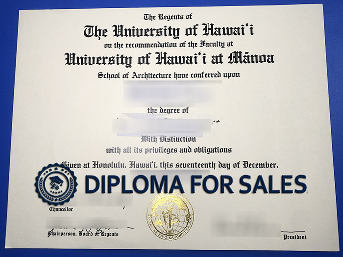 University of Hawaiʻi Diploma University of Hawaiʻi Diploma