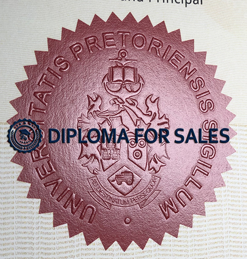 University of Pretoria Diploma seal
