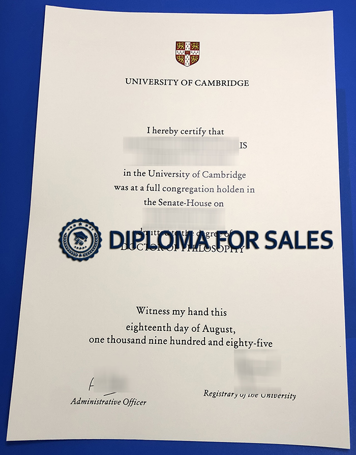 University of Cambridge Degree University of Cambridge Degree