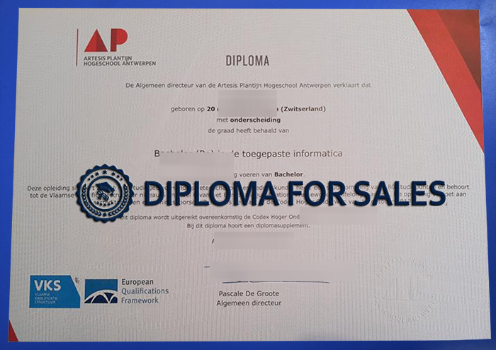AP Hogeschool Antwerpen Diploma AP Hogeschool Antwerpen Diploma