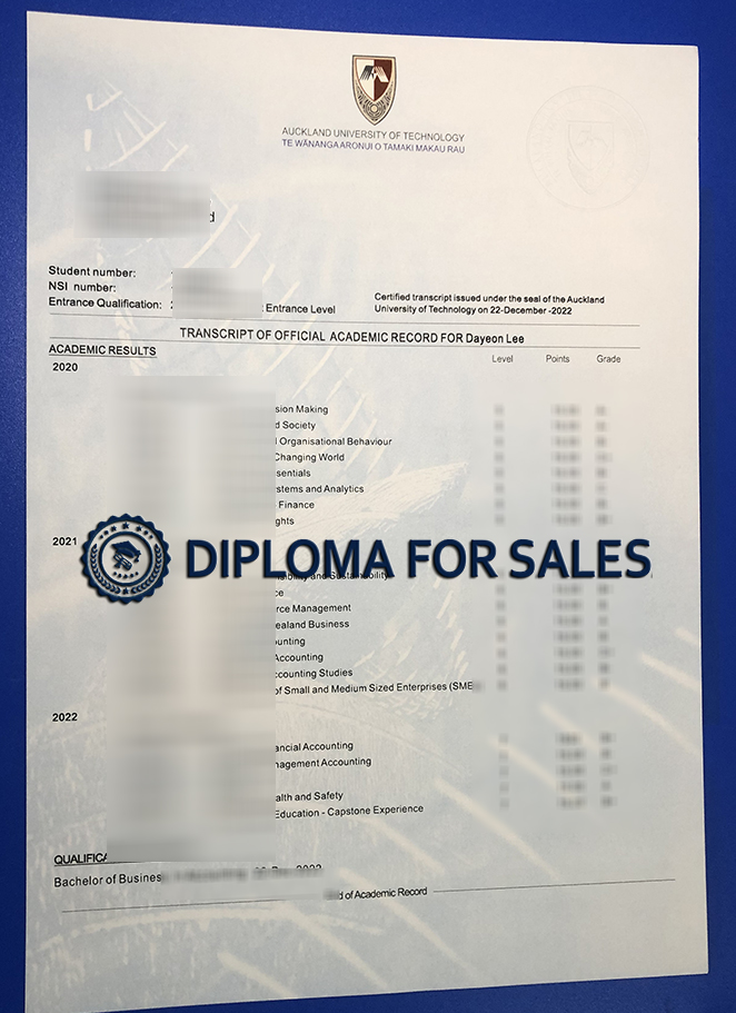 AUT Transcript AUT Transcript