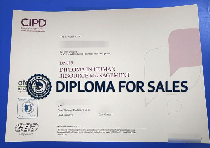 CIPD certificate CIPD certificate