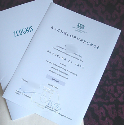 Technische Universität Chemnitz Urkunde