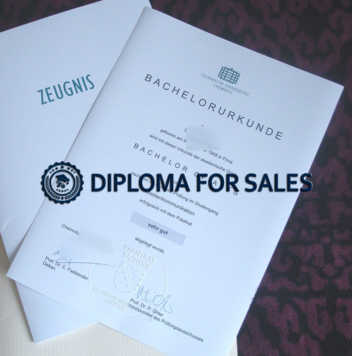 Technische Universität Chemnitz Urkunde Technische Universität Chemnitz Urkunde