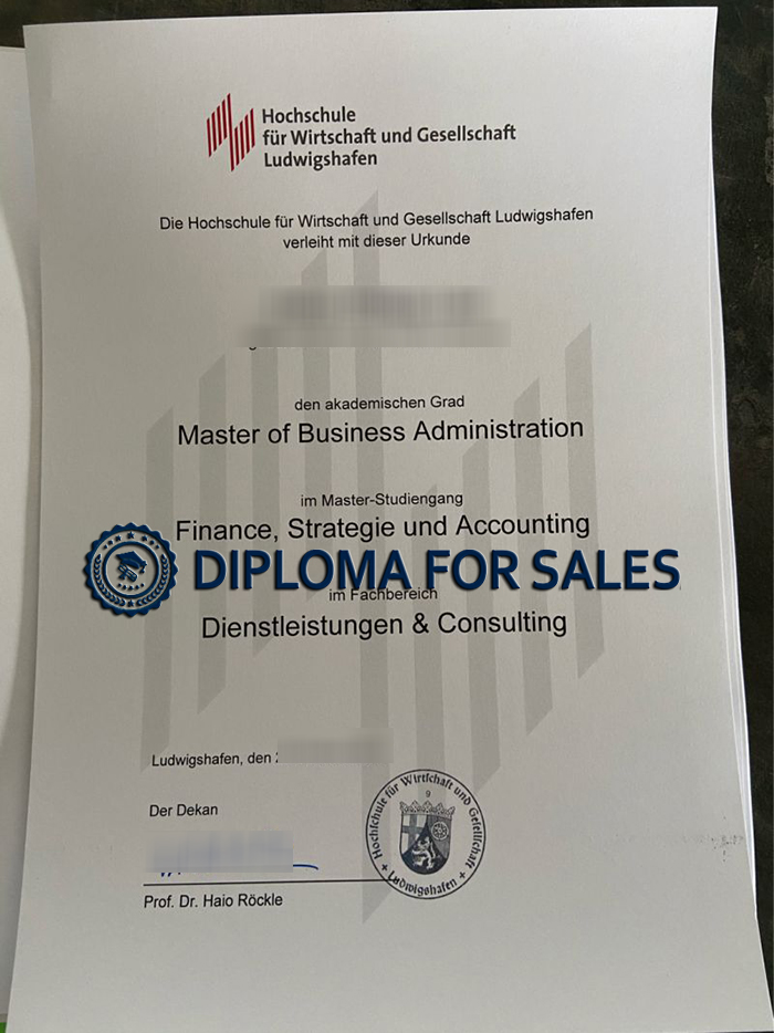 Hochschule Ludwigshafen Urkunde Hochschule Ludwigshafen Urkunde