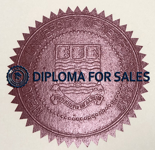 MUN Diploma seal MUN Diploma seal