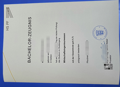 Hochschule Pforzheim Urkunde