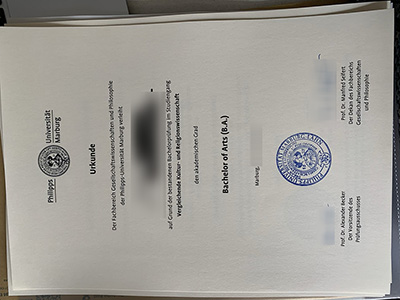 Philipps Universität Marburg Urkunde