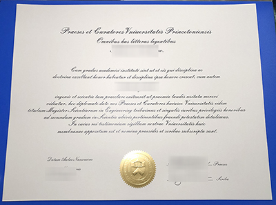 Princeton University diploma