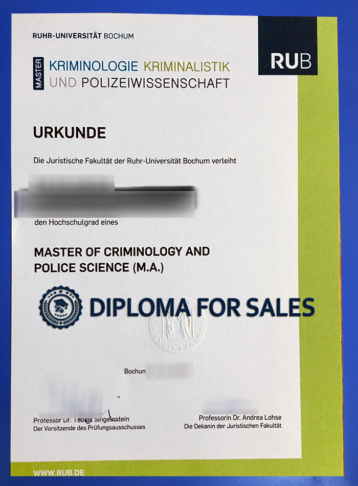 RUB Urkunde RUB Urkunde