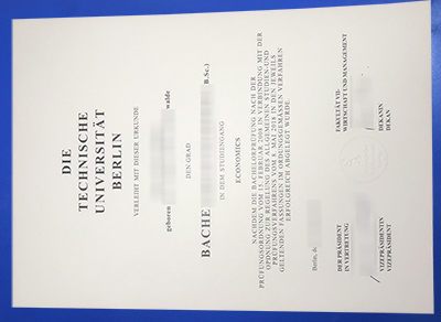 TU Berlin Urkunde