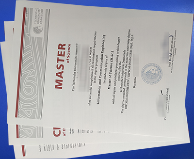 TU Darmstadt Urkunde