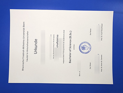 Universität Bonn Urkunde