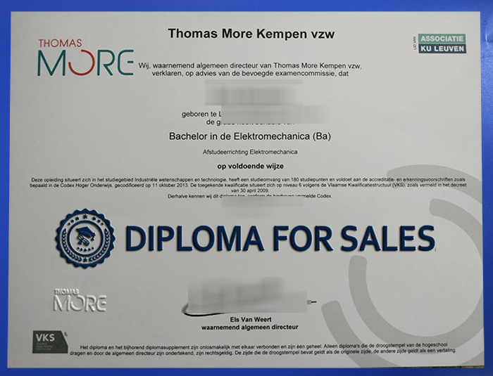 Thomas More Diploma Thomas More Diploma