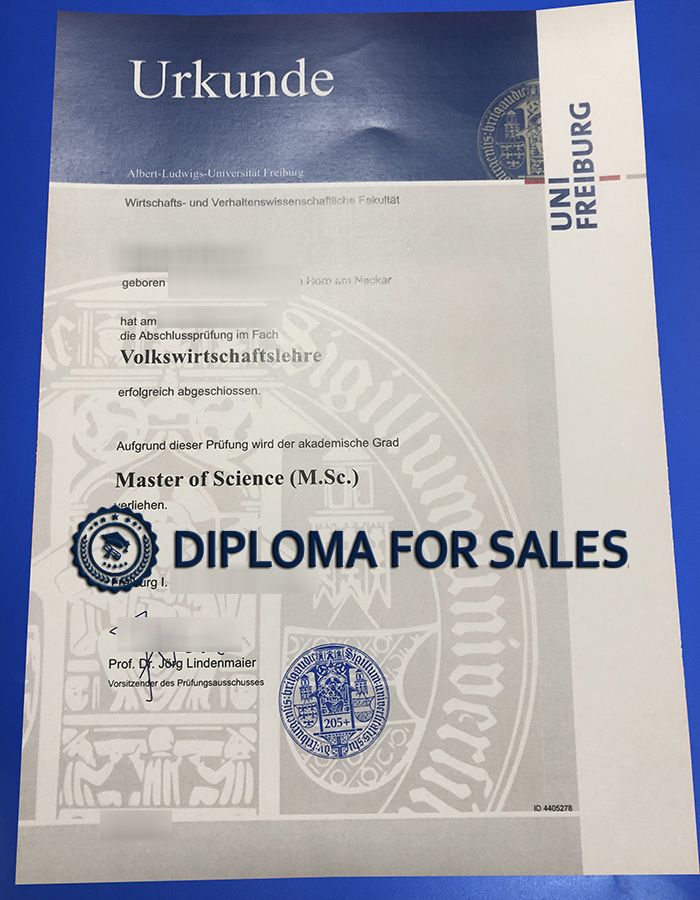 Universität Freiburg Urkunde Universität Freiburg Urkunde