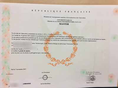Université Paris-Saclay Diploma